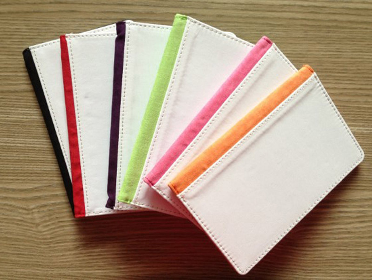Pillow Cover Sublimation - 10pcs 5 cores porta-cartões sublimação em