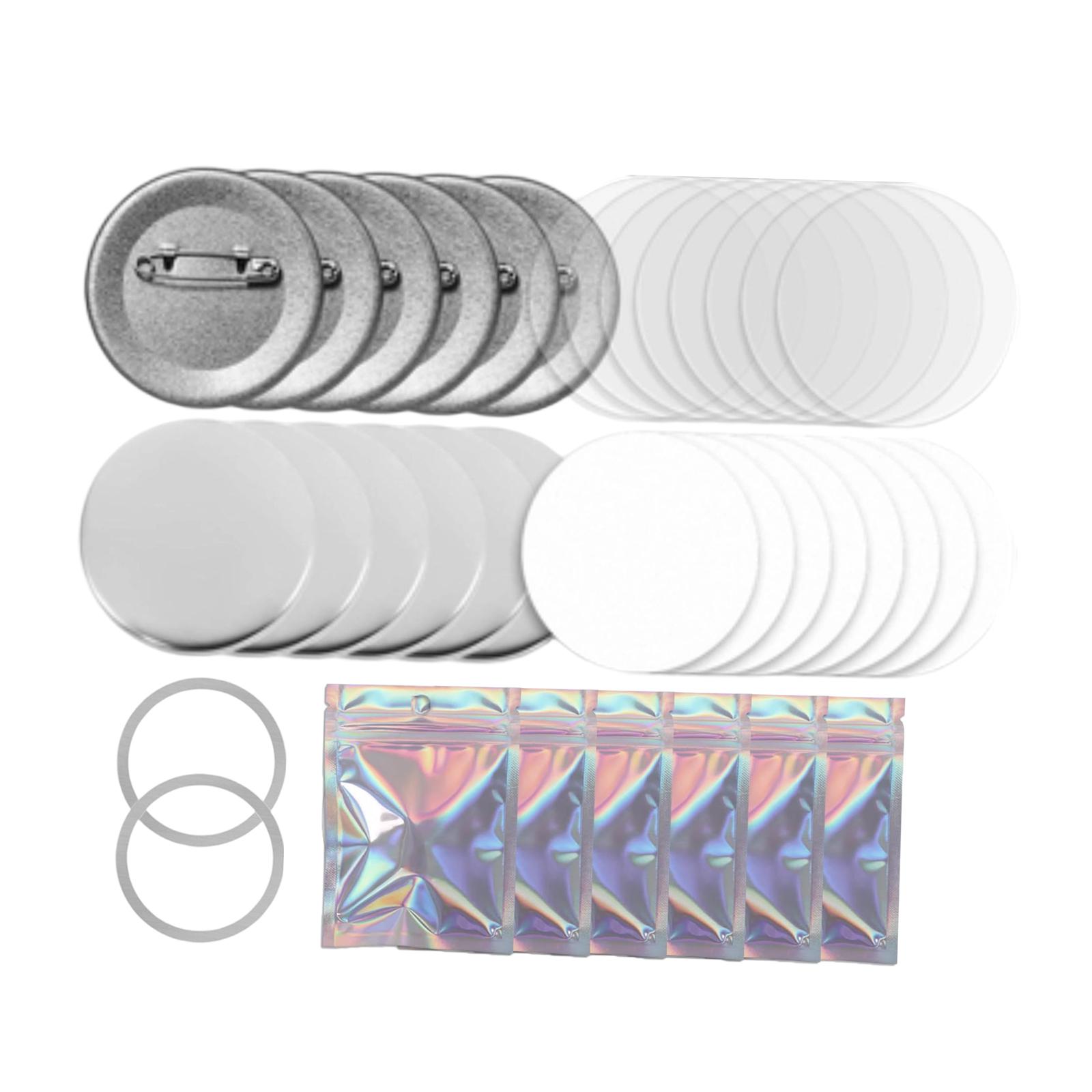 Kit de Crachás de Botão Metáli - Button Badge Blank avaliação e preço